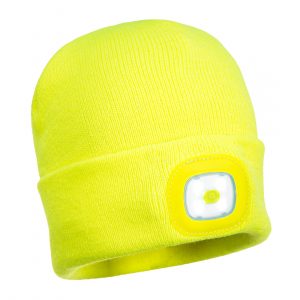 Rechargeable Twin LED Beanie B028