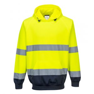 Two-Tone Hooded Sweatshirt B316