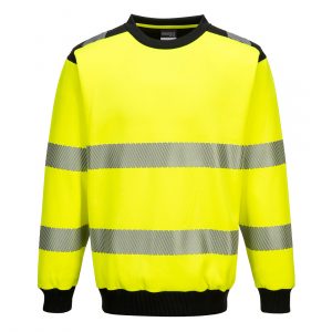 PW3 Hi-Vis Crew Neck Sweatshirt PW379