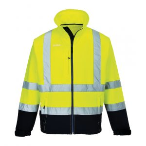 Hi-Vis Contrast Softshell (3L) S425