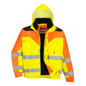 Contrast Plus Bomber Jacket S464